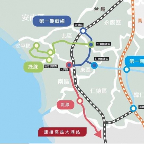 台南捷運何時有？第1期藍線綜合規劃期中報告審查中