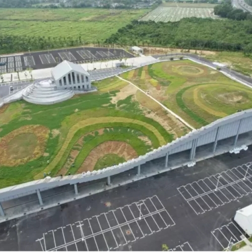 全國最美！台南新化果菜市場完工 波浪梯田準備朝聖了