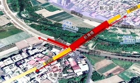 台南永康與新化交通任督二脈將改善 45年高齡新灣橋將改建