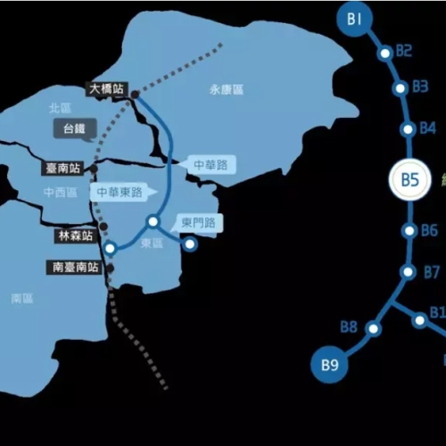 台南捷運第一期藍線環評模擬：「單軌」極具環境友善度