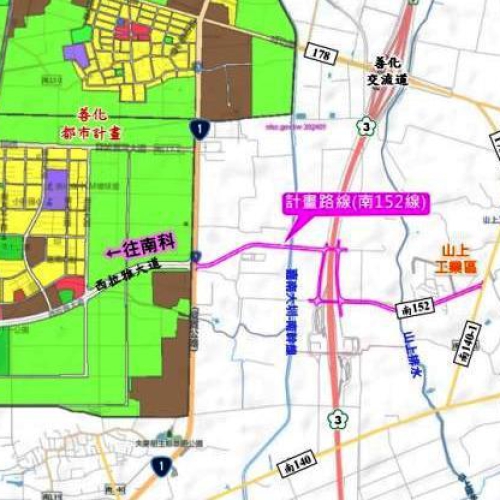 發展衛星園區 山上工業區串連南科路網 獲內政部核定補助道路建設