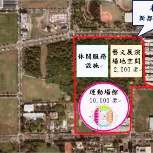 南市推動運動藝文休閒園區BOT案催生小巨蛋 設1萬席運動設施